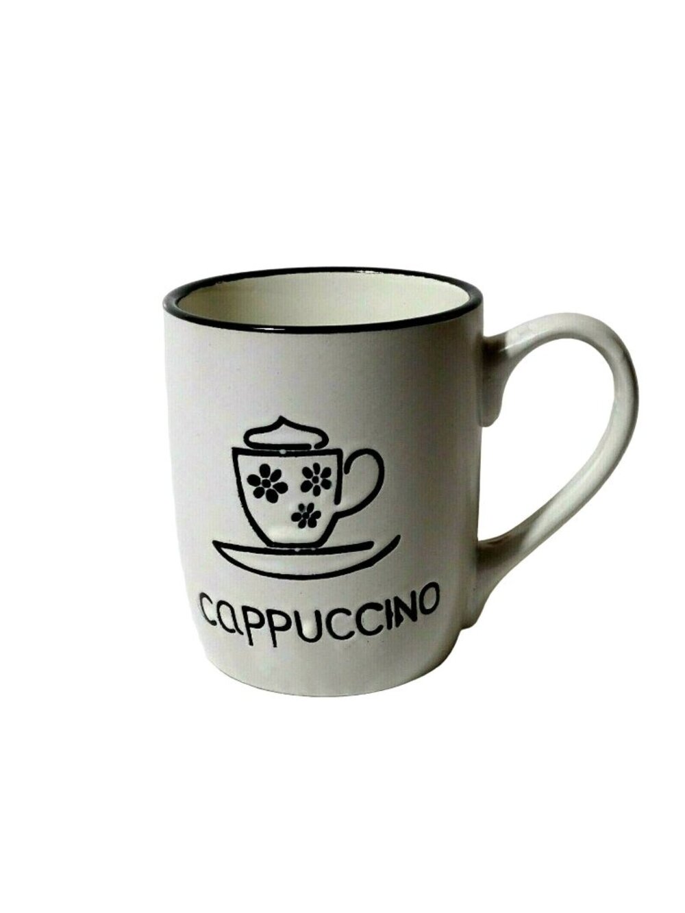 Royal Norfolk Coffee Cup Mug Cappuccino Beige Black